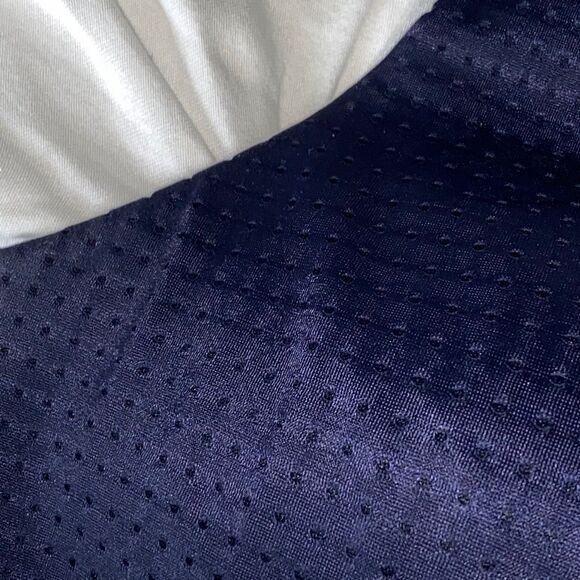 Victoria's Secret Sport Navy Blue Silver Sparkle Glitter Shimmer Strappy Bra - Picture 7 of 16